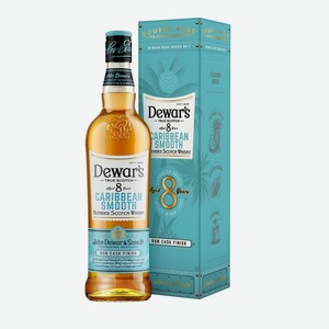 Виски шотландский Dewar s Caribbean Smooth 8 YO 0.7 L в п/у
