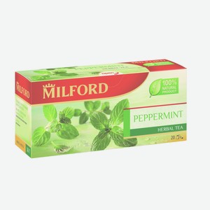 Чай Milford Peppermint мята перечная (1.5г х 20шт), 30г Германия