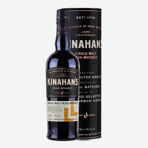Виски Kinahans Irish Single Malt Heritage в подарочной упаковке, 0.7л Ирландия