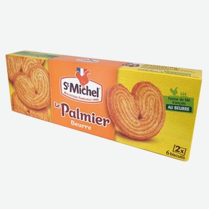 Печенье StMichel слоеные пальмирки, 87г Франция
