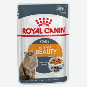 Влажный корм Royal Canin Intense Beauty с мясом и рыбой в желе для кошек 85 г