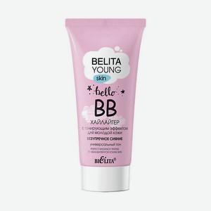 БЕЛИТА YOUNG SKIN «Безупречное сияние» ВВ-хайлайтер с тонирующим эффектом для молодой кожи