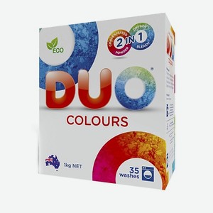 DUO Colours Стиральный порошок для цветных и темных тканей, концентрированный 1000