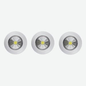 Фонарь-подсветка REV Pushlight 3Pack светодиодный белый 3 шт