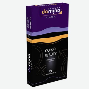 DOMINO CONDOMS Презервативы DOMINO CLASSIC Colour Beauty 6