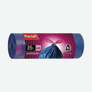 PACLAN premium Мешки для мусора, 35л 15