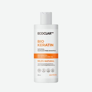ECOCLARME Натуральный шампунь для поврежденных волос 250