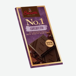 Шоколад Sarotti No.1 Extra Dark горький 85% тм Sarotti, 1/100, Stollwerck GmbH (1)
