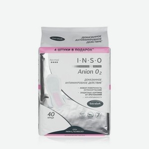 Женские прокладки INSO Anion O2 Normal с анионовым слоем 40 шт