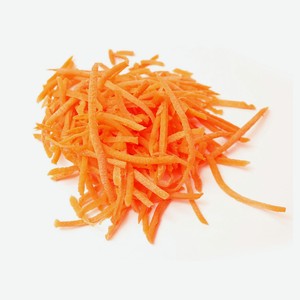 Морковь АШАН резаная, вес цена за 100 г