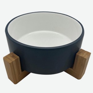 Миска для животных Foxie Bamboo Bowl керамика белая 16 х 16 х 6,5 см 820 мл