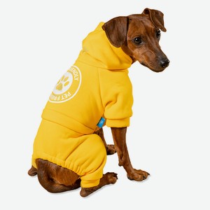 Yami-Yami одежда костюм для собаки с капюшоном, жёлтый (L)