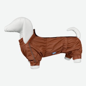 Yami-Yami одежда дождевик для собак, медный, на гладкой подкладке, Такса (S)