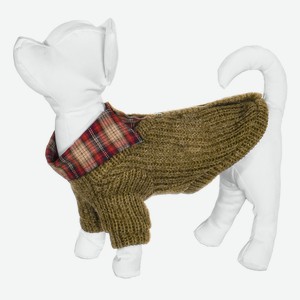 Yami-Yami одежда свитер с рубашкой для собак, горчичный (L)