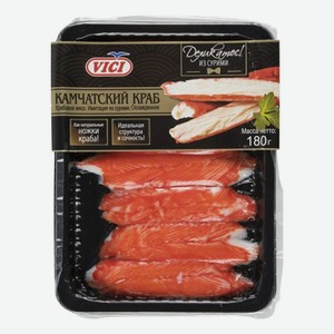 Крабовое мясо Vici Камчатский краб охлажденное 180 г