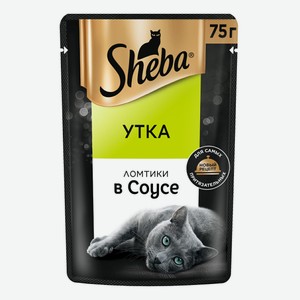 Влажный корм Sheba Ломтики в соусе с уткой для кошек 75 г