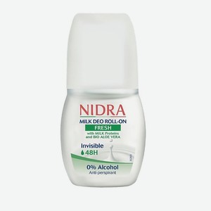 NIDRA Дезодорант роликовый с молочными протеинами и Алоэ торговой марки 50
