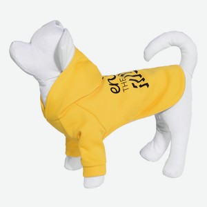 Yami-Yami одежда толстовка с капюшоном для собаки, жёлтая (120 г)