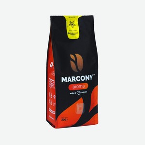 Кофе Marcony Aroma Французская ваниль в зернах 200 г