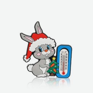 Магнит - термометр Artus   Кролик серый  