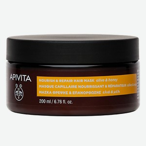 АПИВИТА Питательная и восстанавливающая маска для волос с оливой и медом 200