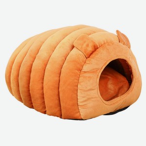 Домик-кокон для кошек оранжевый, 38х47 см