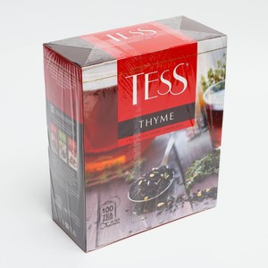 Чай черный TESS Thyme, 100 пакетиков*1,5 г