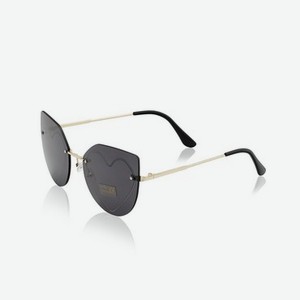 Женские солнечные очки Ameli киски без оправы ( гравировка сердце )