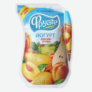 Йогурт питьевой ФРУАТЕ Персик/Груша 1.5% 950г л/п