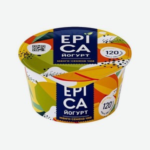 Йогурт EPICA Манго и семена Чиа 5% 130г