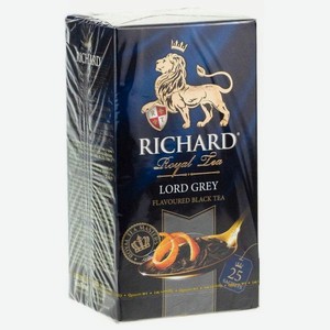 Чай RICHARD Черный Lord Grey 25п*2г к/уп