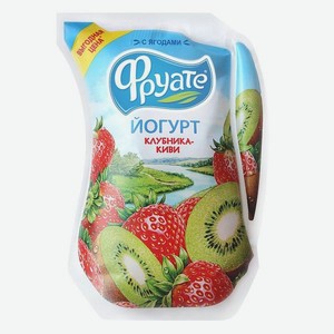 Йогурт питьевой ФРУАТЕ Клубника/Киви 1.5% 950г л/п