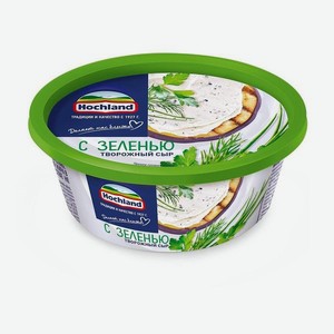 Сыр твор.hochland с зеленью 60% 140г
