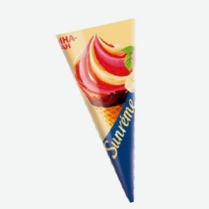 Мороженое  Санрем , малина банан, клубника сливки, 78 г