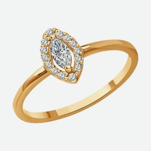 Кольцо SOKOLOV Diamonds из золота с бриллиантами 1012513, размер 16