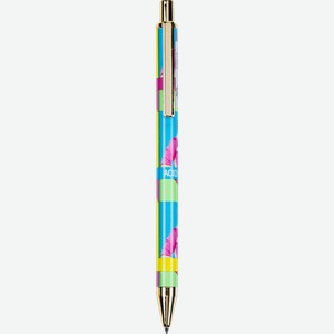 Ручка Pop Girl металлическая автоматическая синяя с зажимом