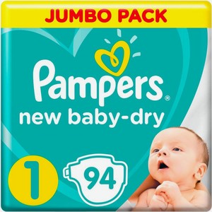 Подгузники Pampers New Baby Newborn размер 1 2-5кг 94шт