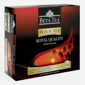 Чай черный Beta Tea Королевское качество в пакетиках 1,5 г х 100 шт