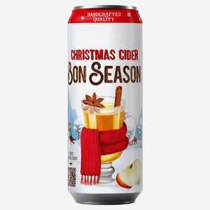 Сидр Bon Season Christmas 4,5%, 0,43 л