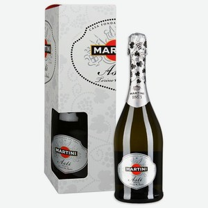 Игристое вино Asti Martini , in box 0,75 л