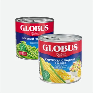 Кукуруза/Горошек GLOBUS 425мл