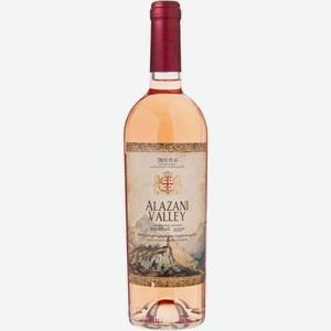 Вино Tbilisi Peak Alazani Valley розовое полусладкое 11 % алк., Грузия, 0,75 л