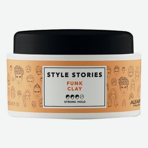 Глиняная паста для эффекта матовых волос Style Stories Funk Clay 100мл
