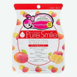 Маска для лица на йогуртовой основе с экстрактом яблока и манго Pure Smile Essence Mask Yogurt Series Apple Mango 30г