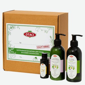OTACI Набор шампунь и кондиционер с травами для жирных волос для роста, против выпадения