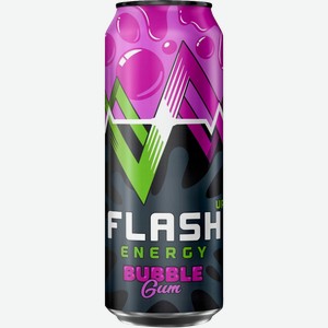 Напиток энергетический Flash Up Energy Bubble Gum 450мл