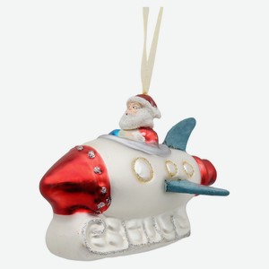Украшение ёлочное Santa s World космический корабль 11,2*8*8,5м стекло артSY23226