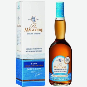 Кальвадос Pere Magloire VSOP Single Malt Cask Finish в подарочной упаковке 40 % алк., Франция, 0,7 л