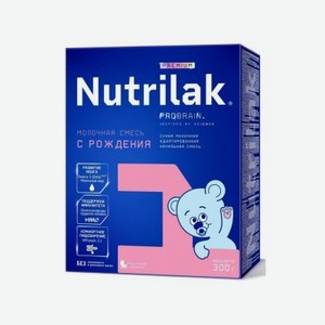 Смесь Nutrilak Premium 1 молочная с рождения 300 г