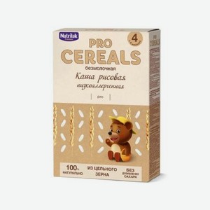 Каша Nutrilak Premium Procereals безмолочная рисовая низкоаллергенная, 200 г